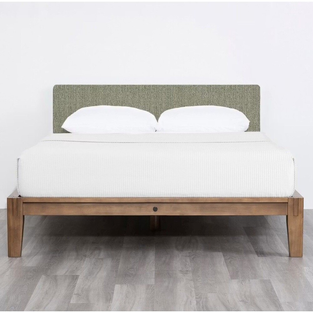 THUMA Pillowboard Cover In retired spruce Color, Full,  Headboard Cover, Green